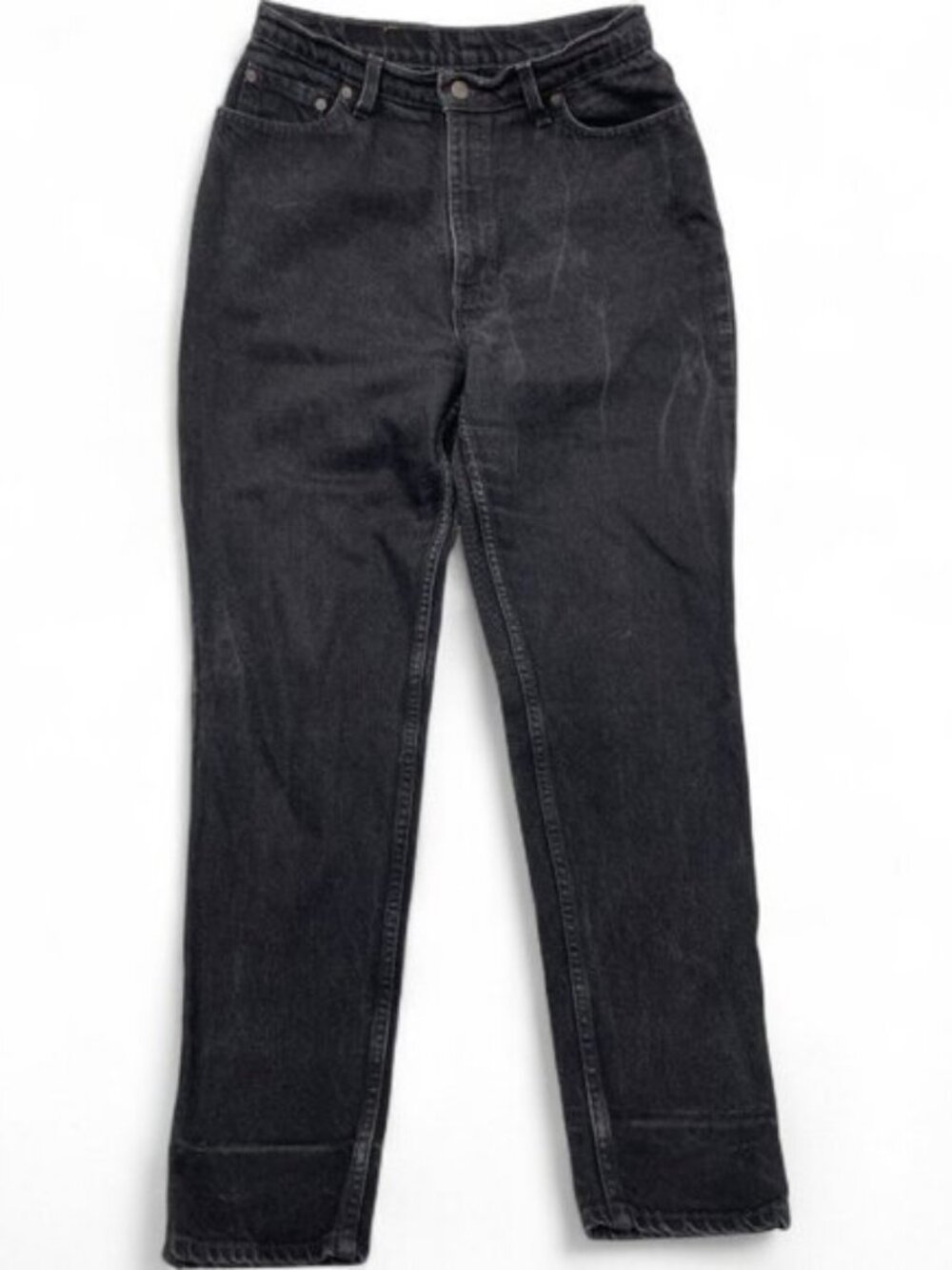 Levi's 512 Vintage 1997 Slim Fit Tapered Black Cotton Denim Jeans Men's 31x32